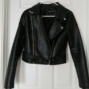 Vegan leather jacket
